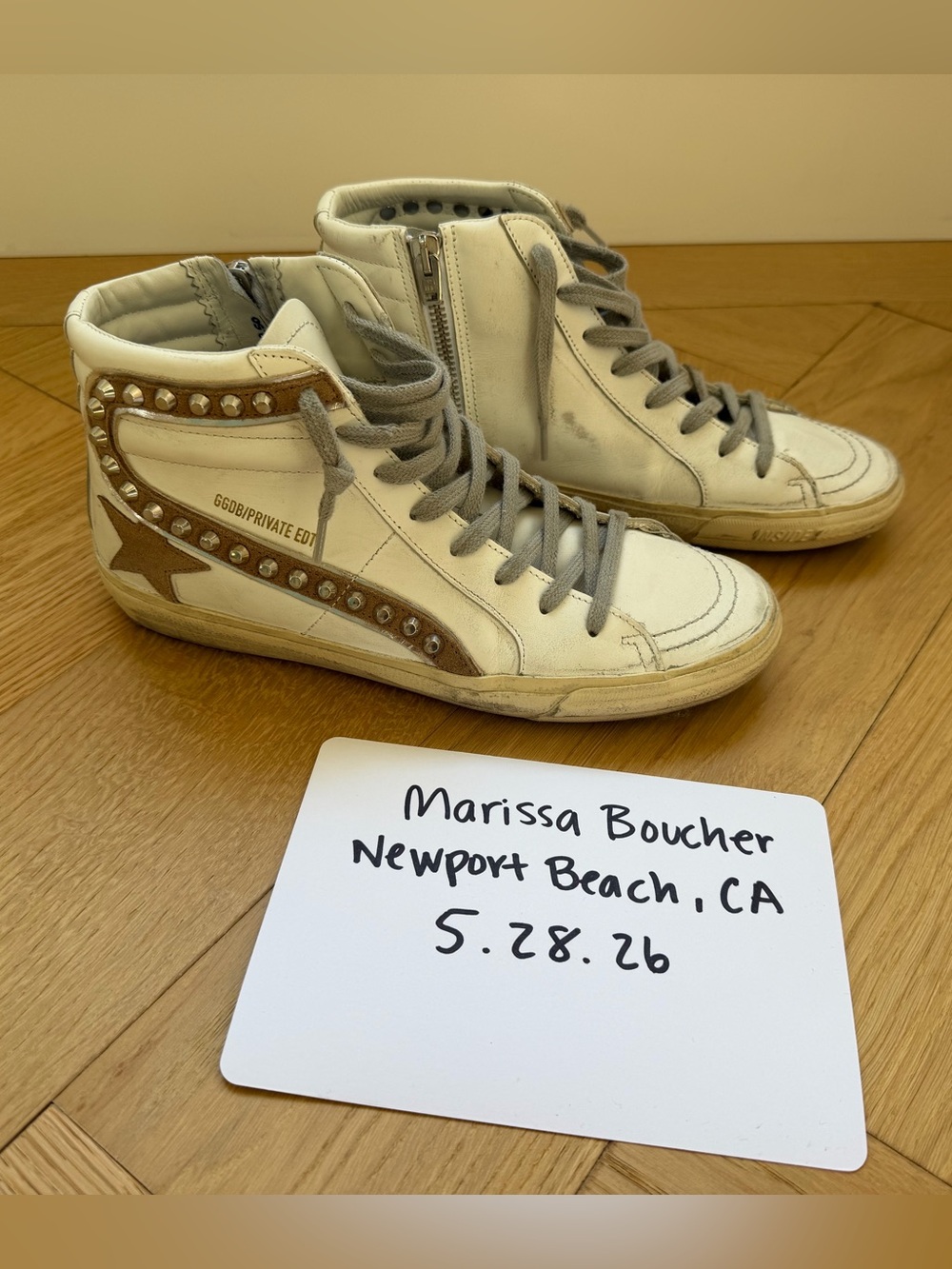Golden Goose Private Edition Slide High Top
Sneakers EUC - Picture 15 of 16